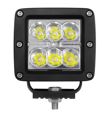 IP67 R10のスポット・ビームはライト ポッドの洪水を90度18W 3のインチLEDの立方体導いた
