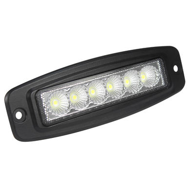 6インチ6pcs*3w Bridgelux超細いLEDの棒オートバイのための同じ高さの台紙の洪水のビーム