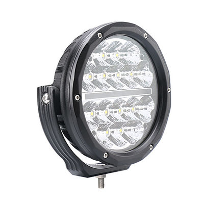 SUV ATV UTVのためのHANMA 16PCS 18cm円形LEDのオフロード ライトこはく色9600lm