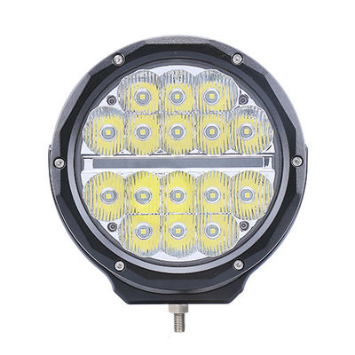 SUV ATV UTVのためのHANMA 16PCS 18cm円形LEDのオフロード ライトこはく色9600lm