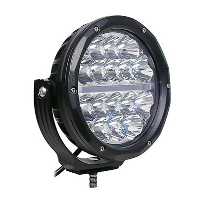 SUV ATV UTVのためのHANMA 16PCS 18cm円形LEDのオフロード ライトこはく色9600lm