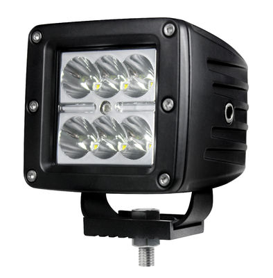 IP67 R10のスポット・ビームはライト ポッドの洪水を90度18W 3のインチLEDの立方体導いた