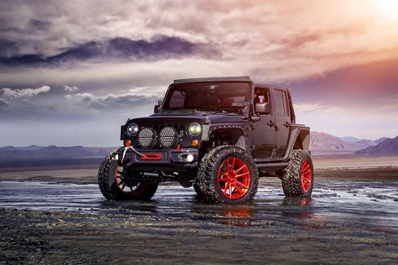 UTV SUV 22.86cmの円形のオフロード高い発電の導かれたドライビング・ライト10539lm