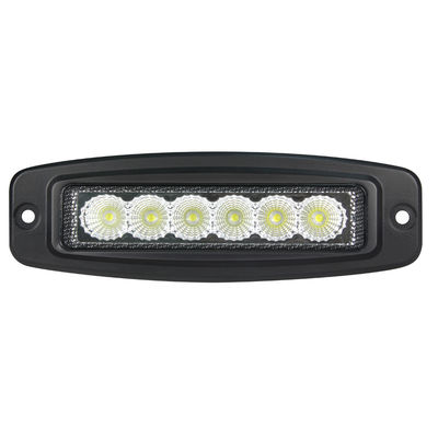 6インチ6pcs*3w Bridgelux超細いLEDの棒オートバイのための同じ高さの台紙の洪水のビーム